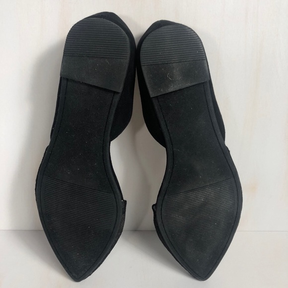 Torrid Black Lace Flats Size 10 Wide - Picture 4 of 5